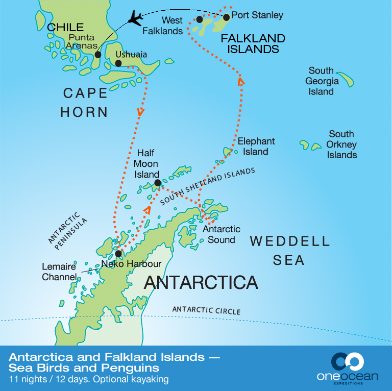 Falkland Islands & Antarctic Peninsula Cruise | One Ocean Expeditions